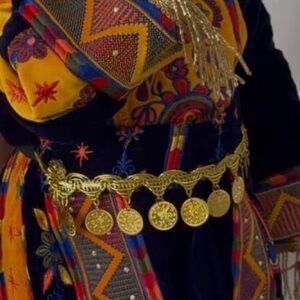 Colorful Embroidered Traditional Dress